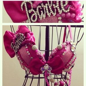 Edc Barbie Pink Rave Bra